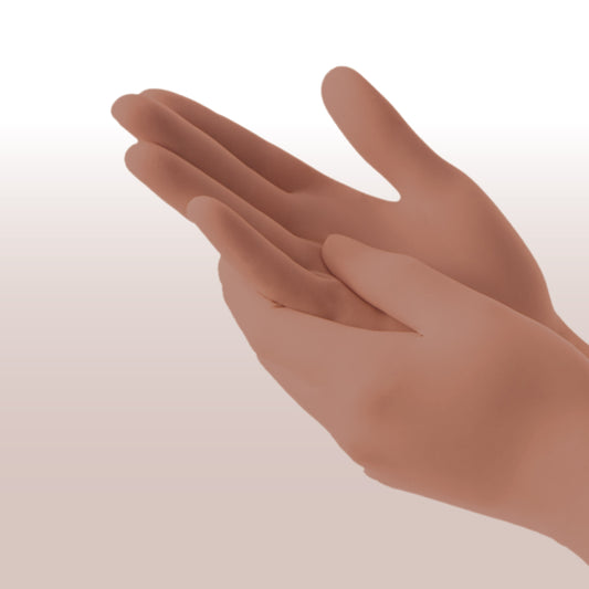 Guantes ortopédicos estériles para cirugía – Tallas 6.5 a 8.5 (Caja 50 pares)