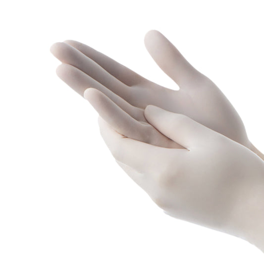 Guantes quirúrgicos de látex sin polvo
