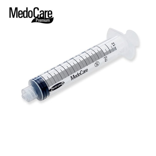 Jeringa desechable 12 ml con aguja 21G estéril, caja 100 uds