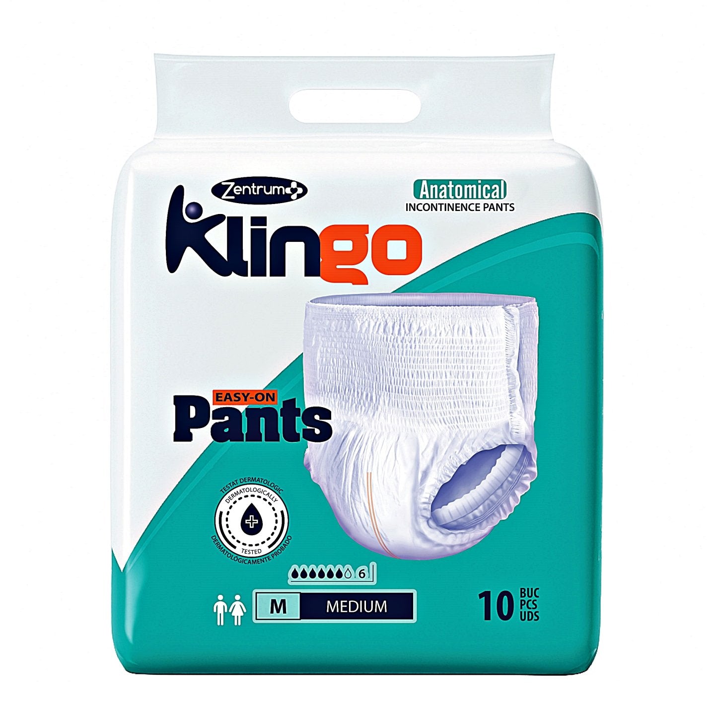 Bragapañales Klingo Talla M (36-44) | Cintura 70-90 cm – pack ahorro 80 uds