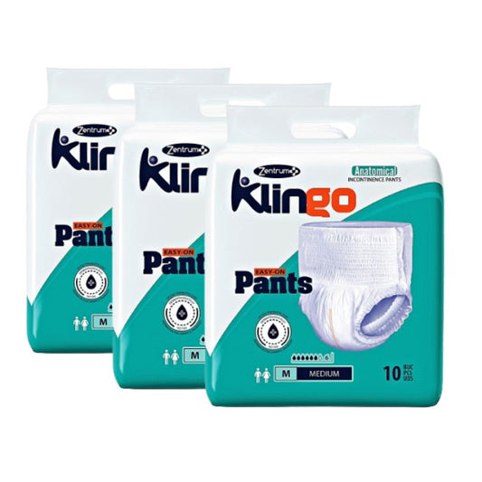 Bragapañales talla M (36 a 44) Klingo – Pack 30 uds