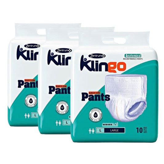 Bragapañales Klingo Talla L (44-48), cintura 84-100 cm, paquete 30 uds