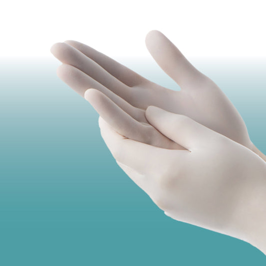 Guantes quirúrgicos de látex sin polvo, 50 pares/caja