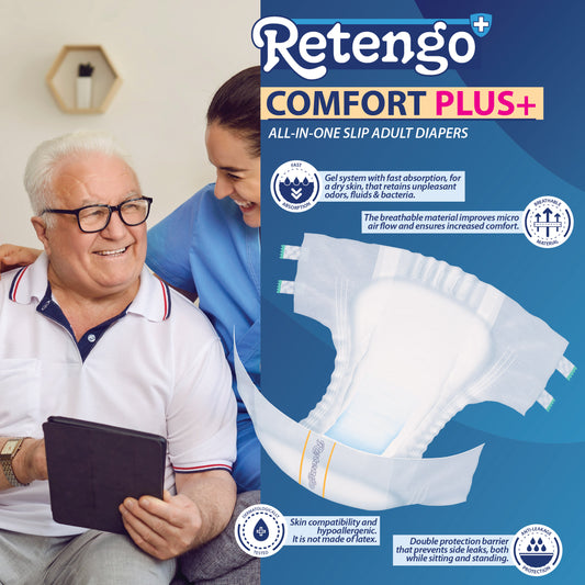 Pañales para Adultos RETENGO Talla L – Paquete de 10 Unidades