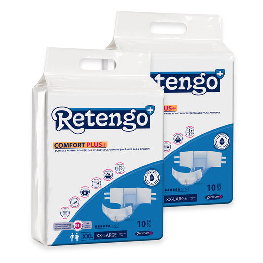 Pañales para Adultos Retengo Comfort Plus XXL – 20 Unidades (2x10)