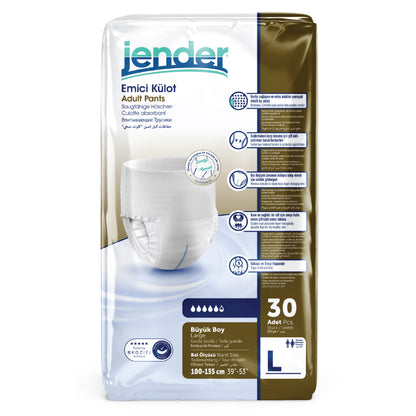 Pantalones de incontinencia Jender Talla L - 30 Unidades