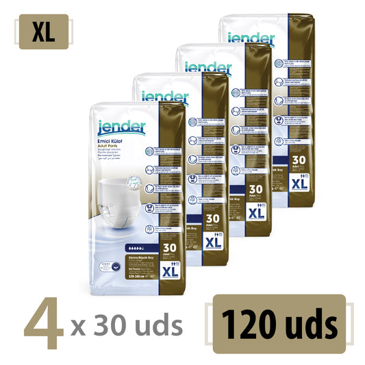 Pañales Braguita Jender Talla XL - Pack 120 Unidades