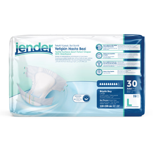 Pañales para Adultos Jender Talla L – 30 Unidades