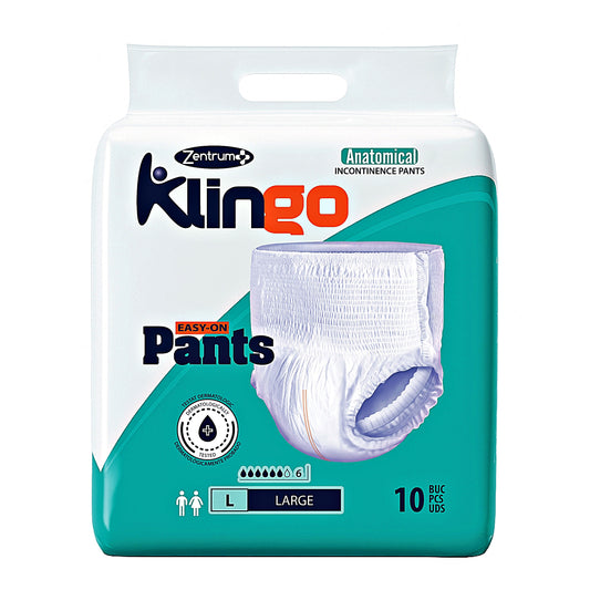 Bragapañales Klingo talla L, 44-48, cintura 84-100 cm, paquete 10 uds