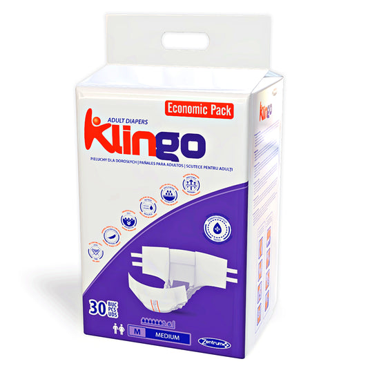 Pañales para Adultos KlinGo Talla M – 30 Unidades, Comodidad y Protección Segura