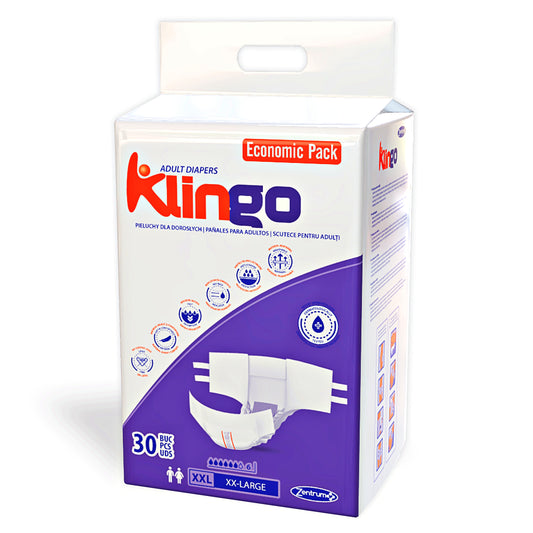 Pañales para adultos KlinGo XXL, 30 unidades