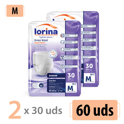 Pants Lorina Talla M – 60 Unidades (2x30)